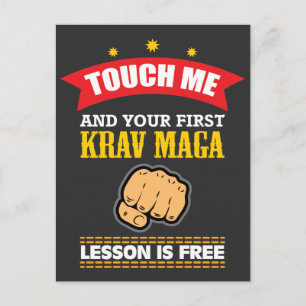 Krav Maga Gift Idea - Funny Martial Arts Shirt Briefkaart