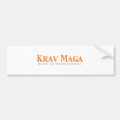 Krav Maga Gifts Bumpersticker (Voorkant)