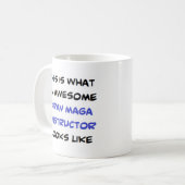 krav maga instructeur , geweldige koffiemok (Voorkant links)