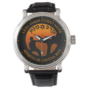 Krav Maga Israel Combat System Studio Owner Horloge