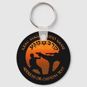 Krav Maga Israeli Combat System Studio Owner Sleutelhanger