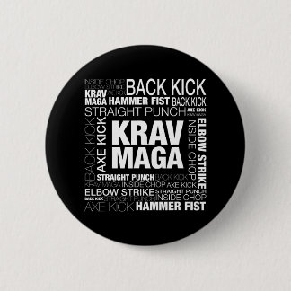 Krav Maga Israëlische krijgskunst Zelfverdediging Ronde Button 5,7 Cm