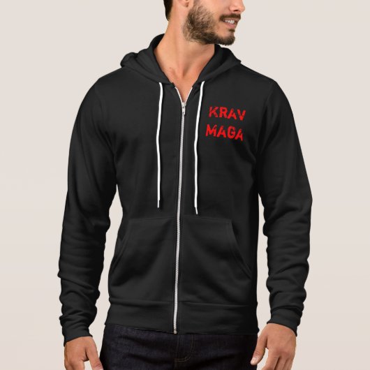 Krav Maga Jacket Hoodie (Voorkant)