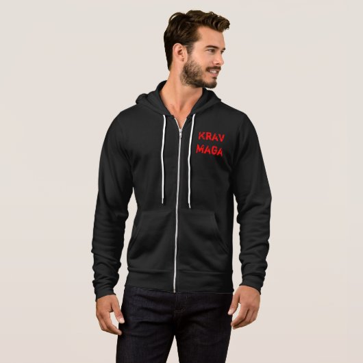 Krav Maga Jacket Hoodie (Voorkant volledig)