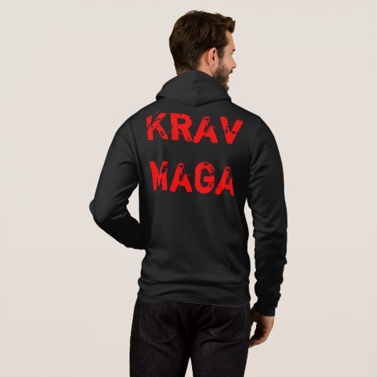 Krav Maga Jacket Hoodie (Achterkant volledig)
