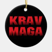 Krav Maga Keramisch Ornament (Voorkant)