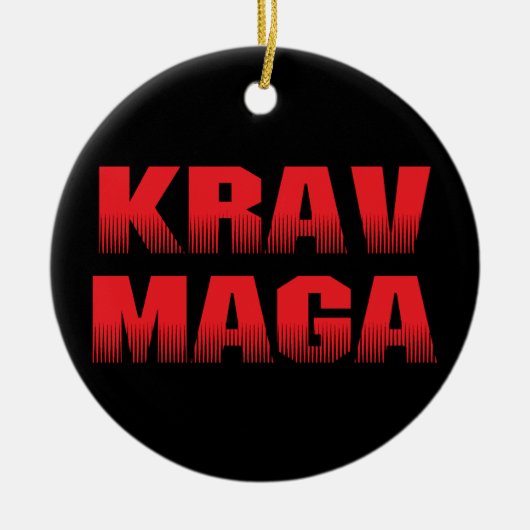Krav Maga Keramisch Ornament (Voorkant)
