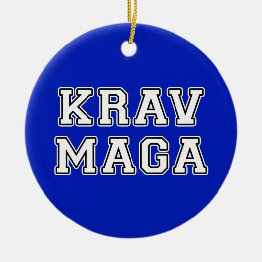 Krav Maga Keramisch Ornament (Voorkant)