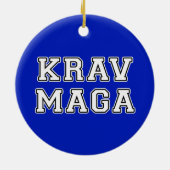Krav Maga Keramisch Ornament (Achterkant)