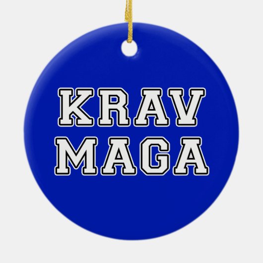 Krav Maga Keramisch Ornament (Achterkant)
