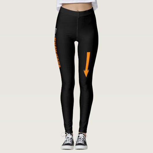 Krav Maga Leggings plaatsen hier het gezicht (Voorkant)