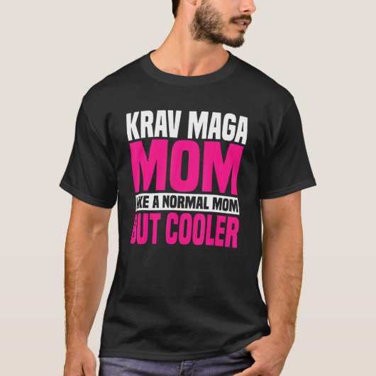 Krav Maga Ma Contact Combat Mma Self Defense Moth T-shirt (Voorkant)