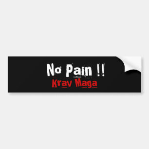 Krav Maga martial arts bumpersticker
