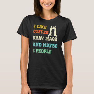 Krav Maga Martial Arts Mma Fighter Coffee T-shirt