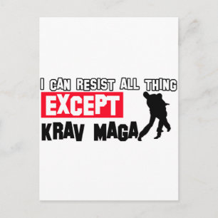 Krav Maga Martial Design Briefkaart