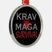 Krav Maga Metalen Ornament (Rechts)