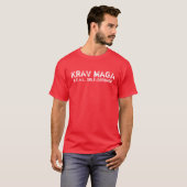 KRAV MAGA REAL T-shirt met zelfverdediging (Voorkant volledig)