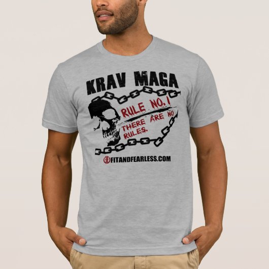 Krav Maga - Regel nr. 1 T-shirt (Voorkant)
