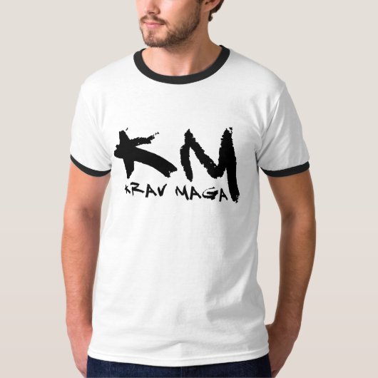 Krav Maga Ringer T-Shirt (Voorkant)