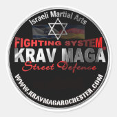 Krav Maga Rochester Sticker (Voorkant)