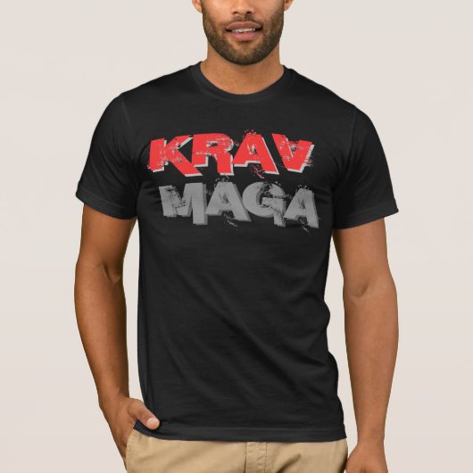 KRAV MAGA-shirt, gratis les T-shirt (Voorkant)