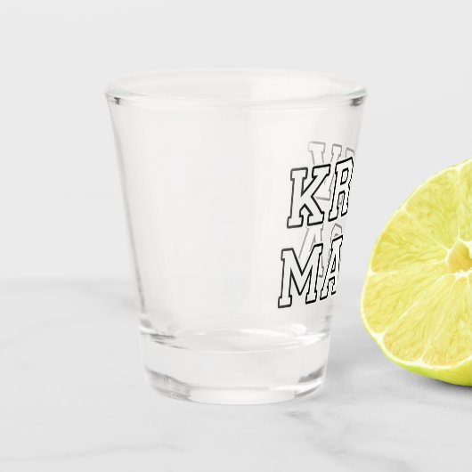 Krav Maga Shot Glas (Links)