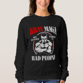 Krav Maga Slechte Mensen Trui (Voorkant)