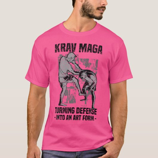 Krav Maga vechtsporten T-shirt (Voorkant)