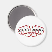 Krav Maga vechtvuisten Magneet (Voorkant / Achterkant)