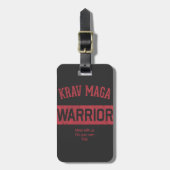Krav Maga Warrior Bagagelabel (Voorkant verticaal)