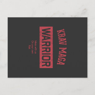 Krav Maga Warrior Briefkaart