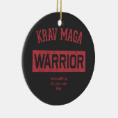 Krav Maga Warrior Keramisch Ornament (Rechts)