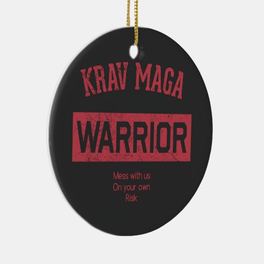Krav Maga Warrior Keramisch Ornament (Rechts)