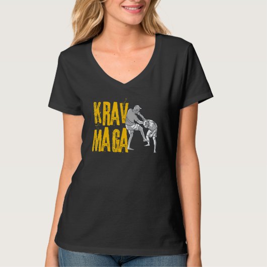Krav Maga Zelfverdediging T-shirt (Voorkant)
