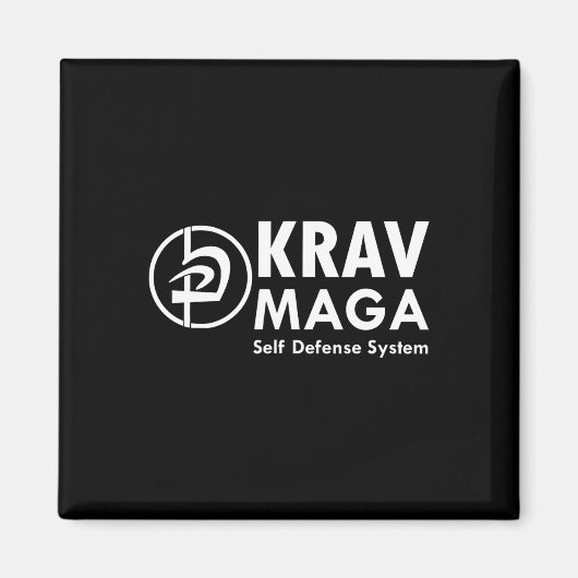 Krav Mega Martial Arts Zelfverdediging Magneet (Voorkant)