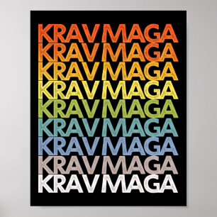 Krav Mega Zelfverdedigingstraining Martial Arts Fi Poster