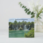 Kravica Waterfall Bosnia and Herzegovina  Briefkaart (Staand voorkant)