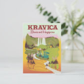 Kravica Waterfall Bosnië en Herzegovina Briefkaart (Staand voorkant)