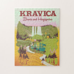 Kravica Waterfall Bosnië en Herzegovina Legpuzzel