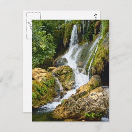 Kravice waterfall, Bosnië-Herzegovina Briefkaart (Voorkant / Achterkant)