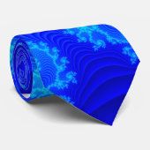 Krawatte mit Mandelbrot Muster Stropdas (Opgerold)