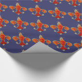 Krawfish Fleur De Lis  Gift Paper Cadeaupapier (Hoek)