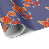 Krawfish Fleur De Lis  Gift Paper Cadeaupapier (Rol Hoek)