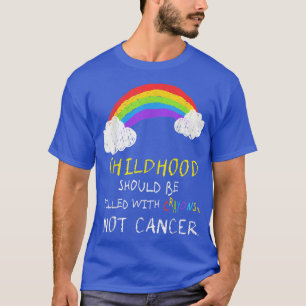 Krayons not Childhood Cancer Awareness Support T-shirt