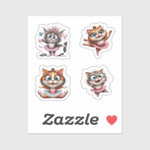 krazy cballerina sticker