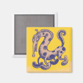 Krazy Horse, magnet. Magneet (Voorkant / Achterkant)