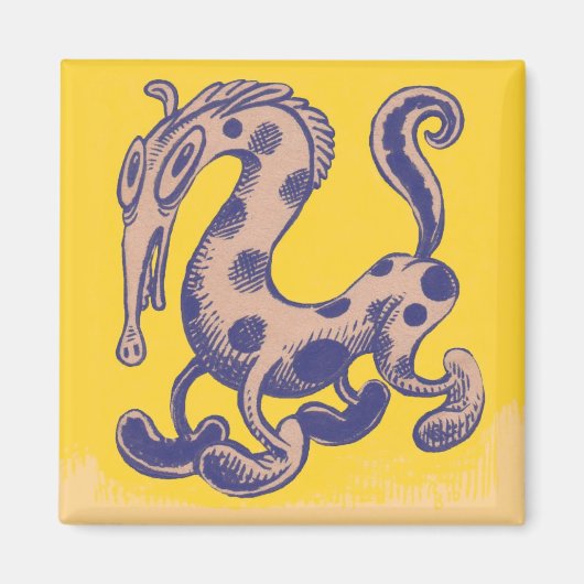 Krazy Horse, magnet. Magneet (Voorkant)