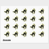 Krazy Kat Ronde Sticker (Vel)