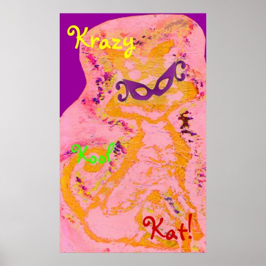 Krazy Kool Kat Poster (Voorkant)