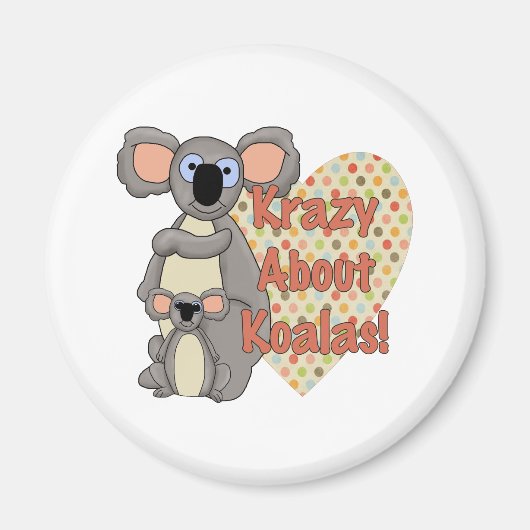 Krazy Over Koalas Magneet (Voorkant)